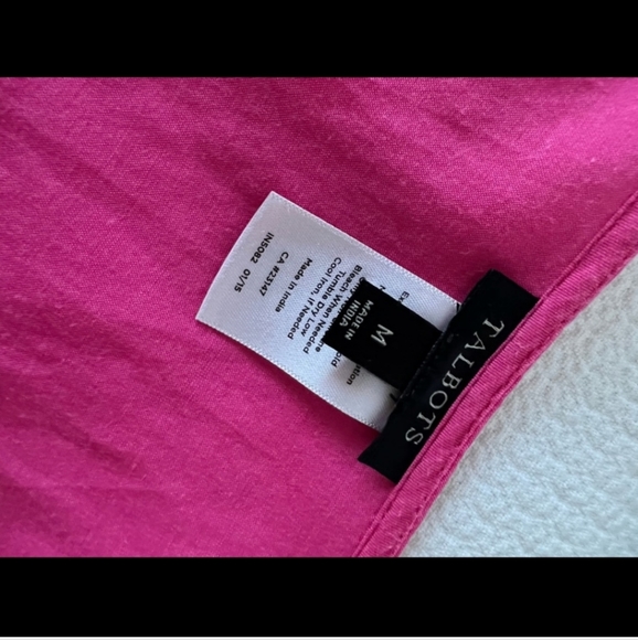 4/$15 SALE Talbots | Swim Cover Pull Over Beach Swimwear Medium Embroidered - Picture 6 of 10